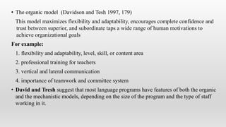 Providing for effective teaching (chapter 7 curriculum development in ...