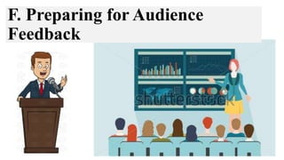 F. Preparing for Audience
Feedback
 