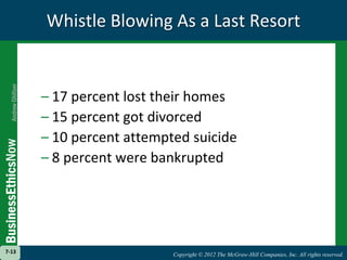 The Duty to RespondMechanisms that employers need to put in place:A well-defined process to document how such complaints are handledAn employee hotline to file such complaintsA prompt and thorough investigation of all complaintsA detailed report of all investigations7-11