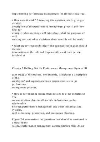 chapter 7 Rolling Out the Performance Management Sys.docx