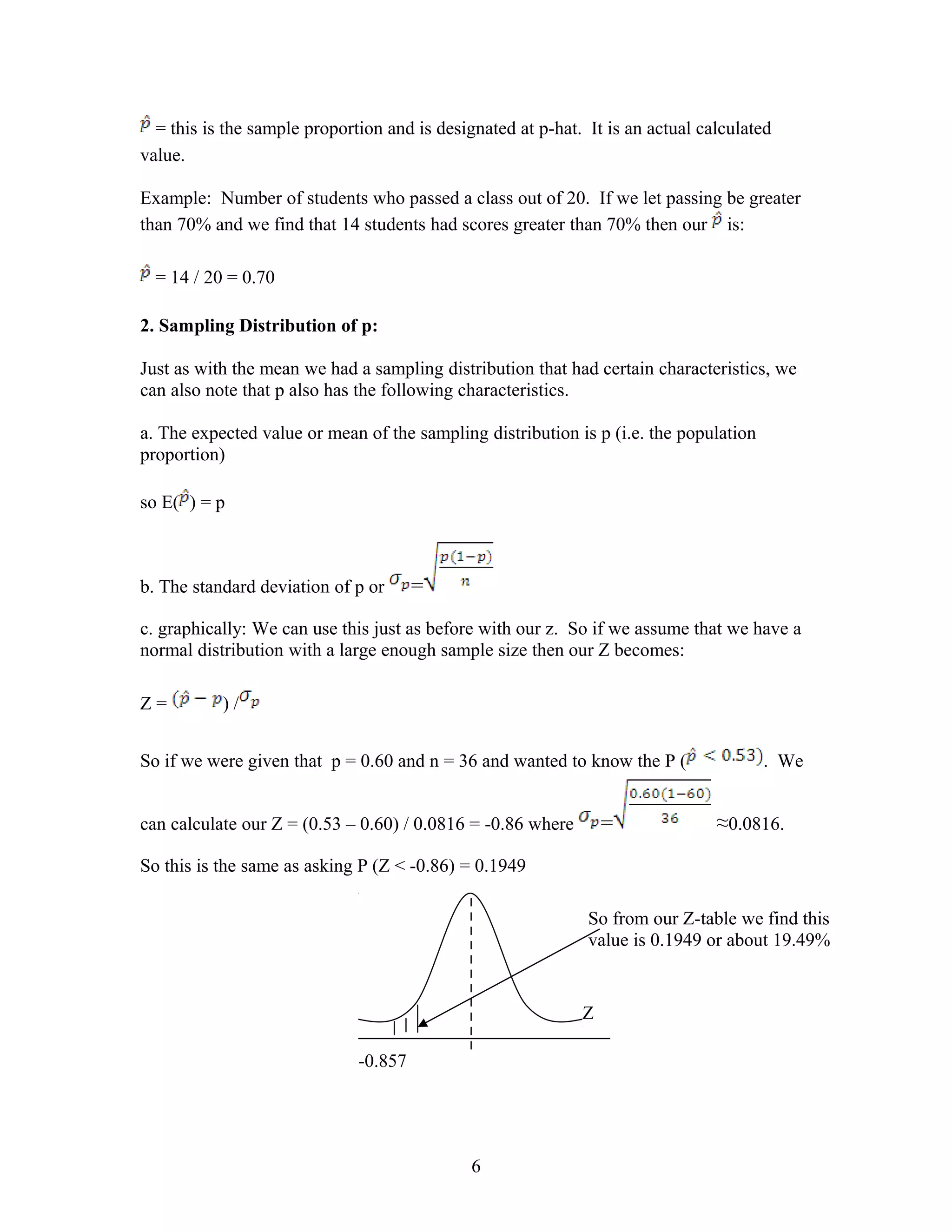 Chapter 7 sampling distributions | PDF