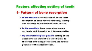 Teeth selection for complete denture                   