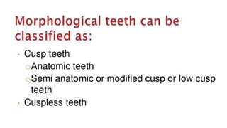 Teeth selection for complete denture                   