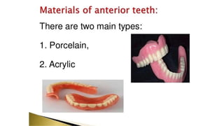 Teeth selection for complete denture                   