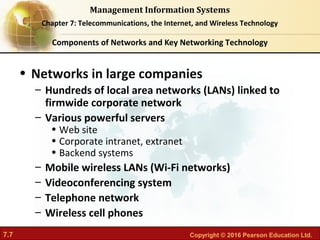 Chapter 7 telecommunications the internet and wireless technology | PDF