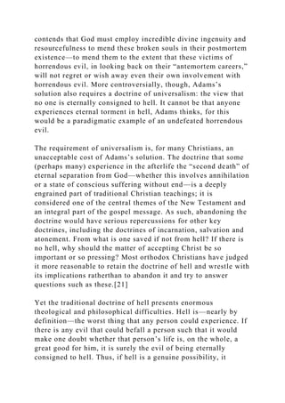 Chapter 7The Problem of EvilOf all the objections to theism pr.docx