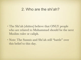 Chapter 7~the prophet muhammad | PPT