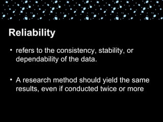 Chapter 7-THE RESEARCH DESIGN | PPT