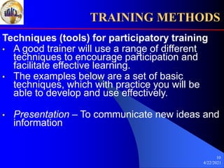 Chapter 7: Training Methods | PPT