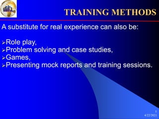 Chapter 7: Training Methods | PPT
