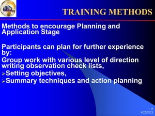 Chapter 7: Training Methods | PPT