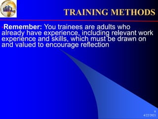 Chapter 7: Training Methods | PPT