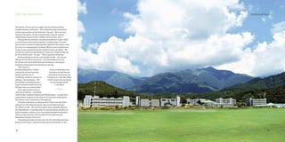 UPES | DR. PARAG DIWAN                                                     Architects of Future



demand Dr. Diwan chose to address by providing satellite-
enabled distance education. “We created the way forward for
virtual universities on the Internet,” he says. “We were way
ahead of the times, yet the concept really took off, and the
student base became nearly 10,000 in three to four years.”
    Things did not end there, because he had more to give. MAT
is an acronym used without apology in India today: it is well
known that it stands for Management Aptitude Test and is vital
for entry to a management institute. What is not so well known
is that it was created during Dr. Diwan’s tenure in AIMA. “We
conceived, planned and launched it, and now it has become one
of the national tests,” he says. “That is greatly satisfying.”
    He floated high in the dot.com bubble briefly—his was an
HR portal with Swiss investors—but the bubble burst and
Dr. Diwan and a few old friends got thinking of starting an
institute of learning in the domain of energy   .
    “We went on a
benchmarking tour of three                 There is something in the
continents, seven countries,               Dehradun air that attracts
and 22 institutions of                    pioneering institutions: the
worldwide repute in energy oil
                             ,           Energy Acres in Pondha Valley,
and gas,” he reminisces. “We             home to Asia’s first University
put together a detailed project             for the Energy domain,
report and did a market survey   .                is the latest.
All that took us to almost 2002.”
    They approached various
state governments—including
Tamil Nadu, Andhra Pradesh and Maharashtra—but the first
enthusiastic response to the idea of a University dedicated to
the energy sector came from Uttarakhand.
    “As luck would have it, Narayan Dutt Tiwari was the chief
minister of Uttarakhand and he was into his final innings,”
Dr. Diwan recalls. “He wanted to leave some indelible imprint
on Uttarakhand. Coincidentally he was petroleum minister in
                                   ,
Indira Gandhi’s cabinet, so he was understandably fascinated
with our idea and also with the idea of Uttarakhand and
Dehradun hosting a first-ever.”
    Uttarakhand might not have any oil, but Dehradun has been
known as Oil Town, mainly because the twin presence of the



52                                                                                          53
 