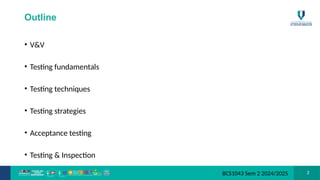 Basic Verification and validation in Software Engineering | PPTX