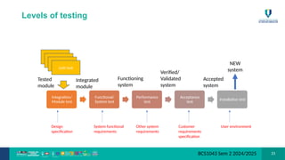 Basic Verification and validation in Software Engineering | PPTX