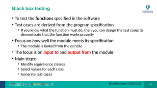 Basic Verification and validation in Software Engineering | PPTX
