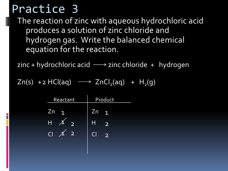 Chapter 8.1 Describing Chemical Reactions