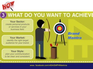 www. facebook.com/v65ASMPHMarkma
Brand
Mantra
 