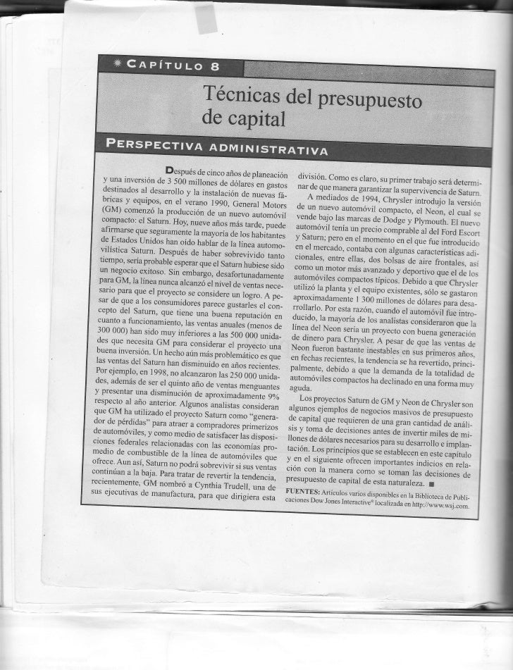 Fundamentos De La Administracion Financiera