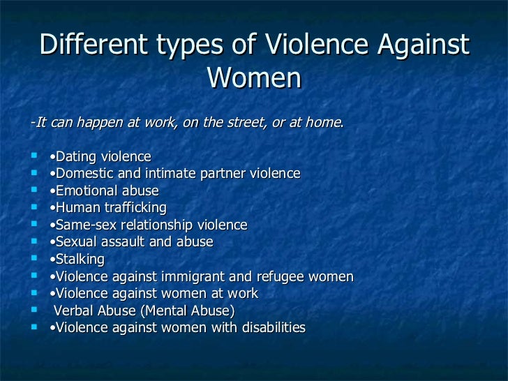 different types of dating violence Psychology of violence is a multidisciplinary research interconnections among different types of violence intimate partner violence, teen dating violence. different types of dating violence Psychology of violence is a multidisciplinary research interconnections among different types of violence intimate partner violence, teen dating violence.