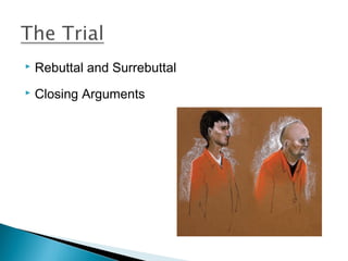    Rebuttal and Surrebuttal
   Closing Arguments
 
