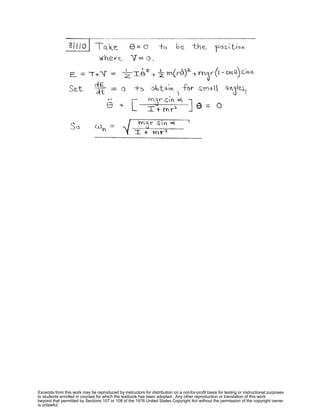 Excerpts from this work may be reproduced by instructors for distribution on a not-for-profit basis for testing or instructional purposes
to students enrolled in courses for which the textbook has been adopted. Any other reproduction or translation of this work
beyond that permitted by Sections 107 or 108 of the 1976 United States Copyright Act without the permission of the copyright owner
is unlawful.
 