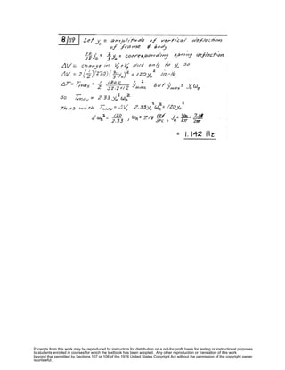 Excerpts from this work may be reproduced by instructors for distribution on a not-for-profit basis for testing or instructional purposes
to students enrolled in courses for which the textbook has been adopted. Any other reproduction or translation of this work
beyond that permitted by Sections 107 or 108 of the 1976 United States Copyright Act without the permission of the copyright owner
is unlawful.
 