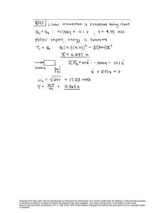 Excerpts from this work may be reproduced by instructors for distribution on a not-for-profit basis for testing or instructional purposes
to students enrolled in courses for which the textbook has been adopted. Any other reproduction or translation of this work
beyond that permitted by Sections 107 or 108 of the 1976 United States Copyright Act without the permission of the copyright owner
is unlawful.
 