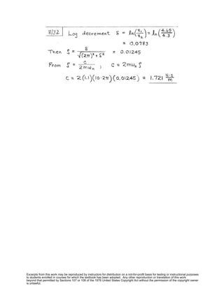 Excerpts from this work may be reproduced by instructors for distribution on a not-for-profit basis for testing or instructional purposes
to students enrolled in courses for which the textbook has been adopted. Any other reproduction or translation of this work
beyond that permitted by Sections 107 or 108 of the 1976 United States Copyright Act without the permission of the copyright owner
is unlawful.
 