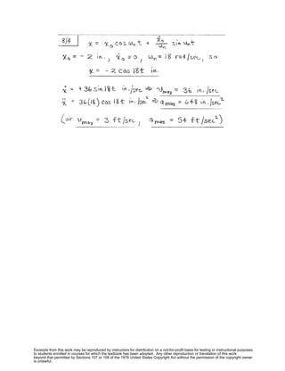 Excerpts from this work may be reproduced by instructors for distribution on a not-for-profit basis for testing or instructional purposes
to students enrolled in courses for which the textbook has been adopted. Any other reproduction or translation of this work
beyond that permitted by Sections 107 or 108 of the 1976 United States Copyright Act without the permission of the copyright owner
is unlawful.
 