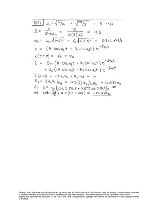 Excerpts from this work may be reproduced by instructors for distribution on a not-for-profit basis for testing or instructional purposes
to students enrolled in courses for which the textbook has been adopted. Any other reproduction or translation of this work
beyond that permitted by Sections 107 or 108 of the 1976 United States Copyright Act without the permission of the copyright owner
is unlawful.
 