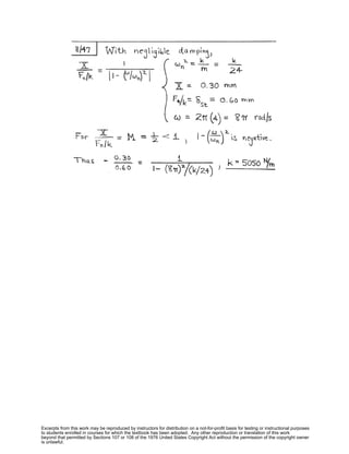 Excerpts from this work may be reproduced by instructors for distribution on a not-for-profit basis for testing or instructional purposes
to students enrolled in courses for which the textbook has been adopted. Any other reproduction or translation of this work
beyond that permitted by Sections 107 or 108 of the 1976 United States Copyright Act without the permission of the copyright owner
is unlawful.
 