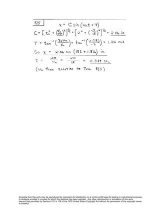 Excerpts from this work may be reproduced by instructors for distribution on a not-for-profit basis for testing or instructional purposes
to students enrolled in courses for which the textbook has been adopted. Any other reproduction or translation of this work
beyond that permitted by Sections 107 or 108 of the 1976 United States Copyright Act without the permission of the copyright owner
is unlawful.
 