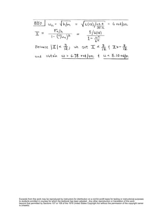 Excerpts from this work may be reproduced by instructors for distribution on a not-for-profit basis for testing or instructional purposes
to students enrolled in courses for which the textbook has been adopted. Any other reproduction or translation of this work
beyond that permitted by Sections 107 or 108 of the 1976 United States Copyright Act without the permission of the copyright owner
is unlawful.
 