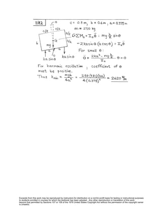 Excerpts from this work may be reproduced by instructors for distribution on a not-for-profit basis for testing or instructional purposes
to students enrolled in courses for which the textbook has been adopted. Any other reproduction or translation of this work
beyond that permitted by Sections 107 or 108 of the 1976 United States Copyright Act without the permission of the copyright owner
is unlawful.
 