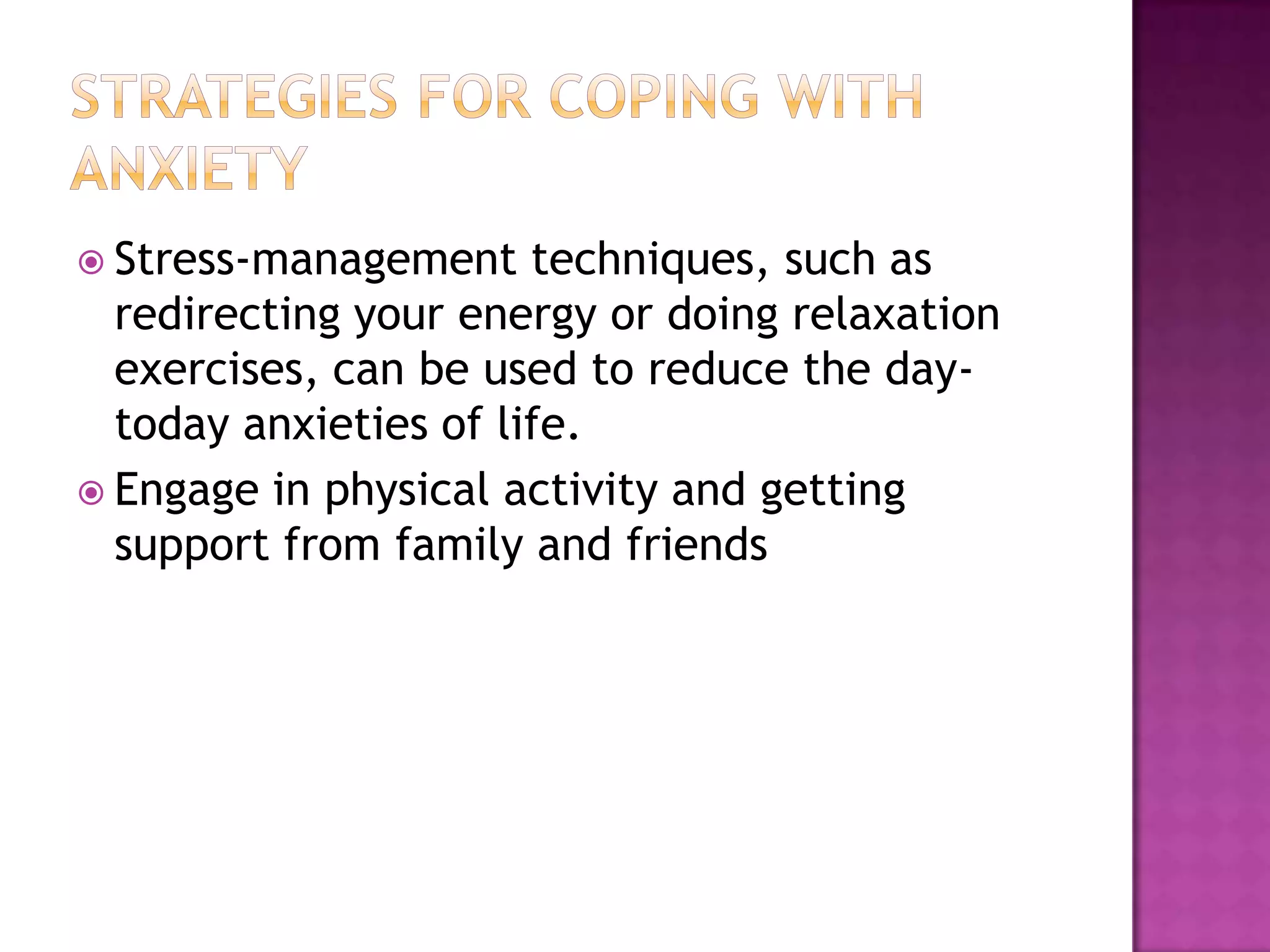 Stress and Anxiety | PPTX