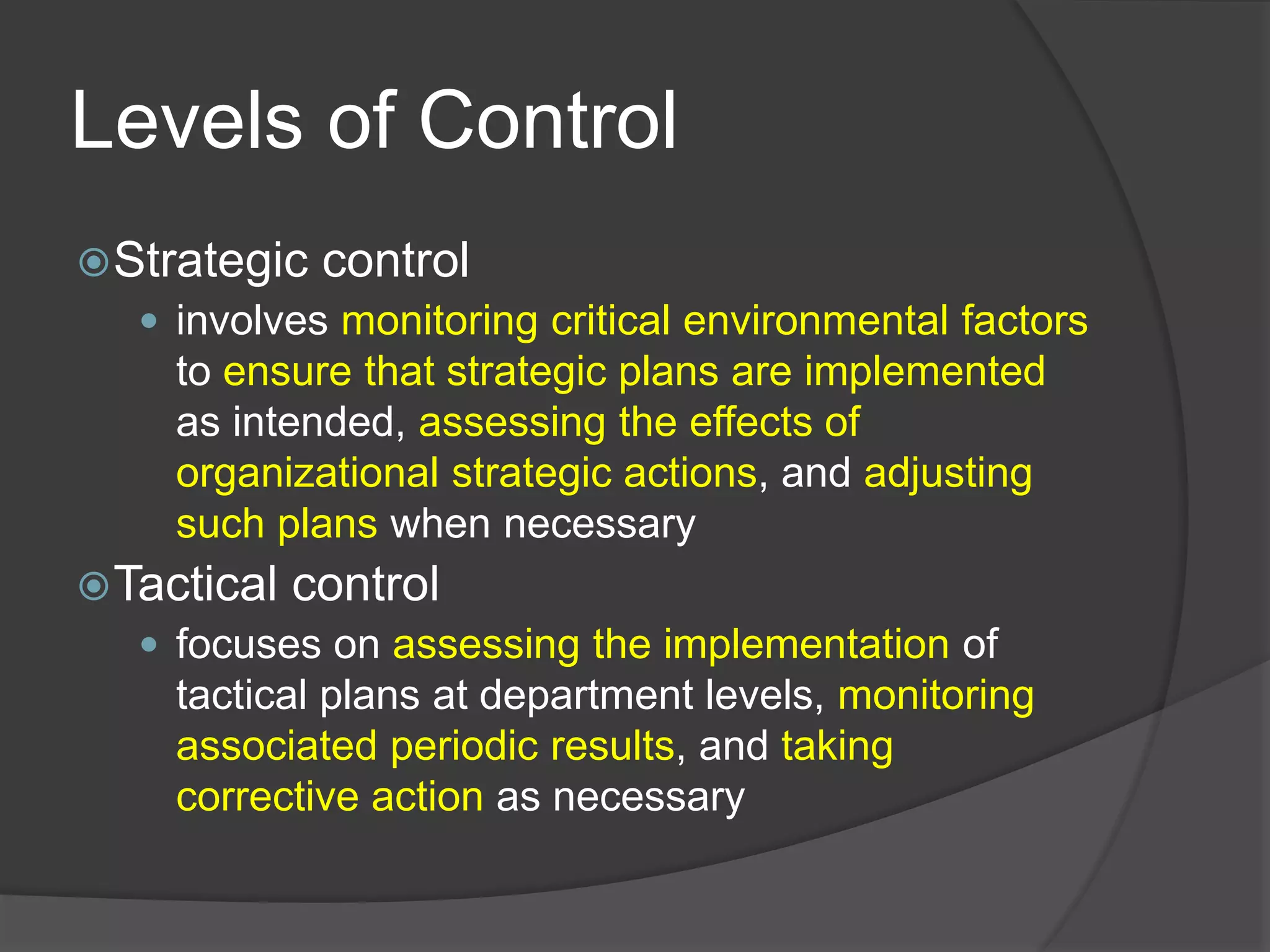 Management Function : Controlling | PPT