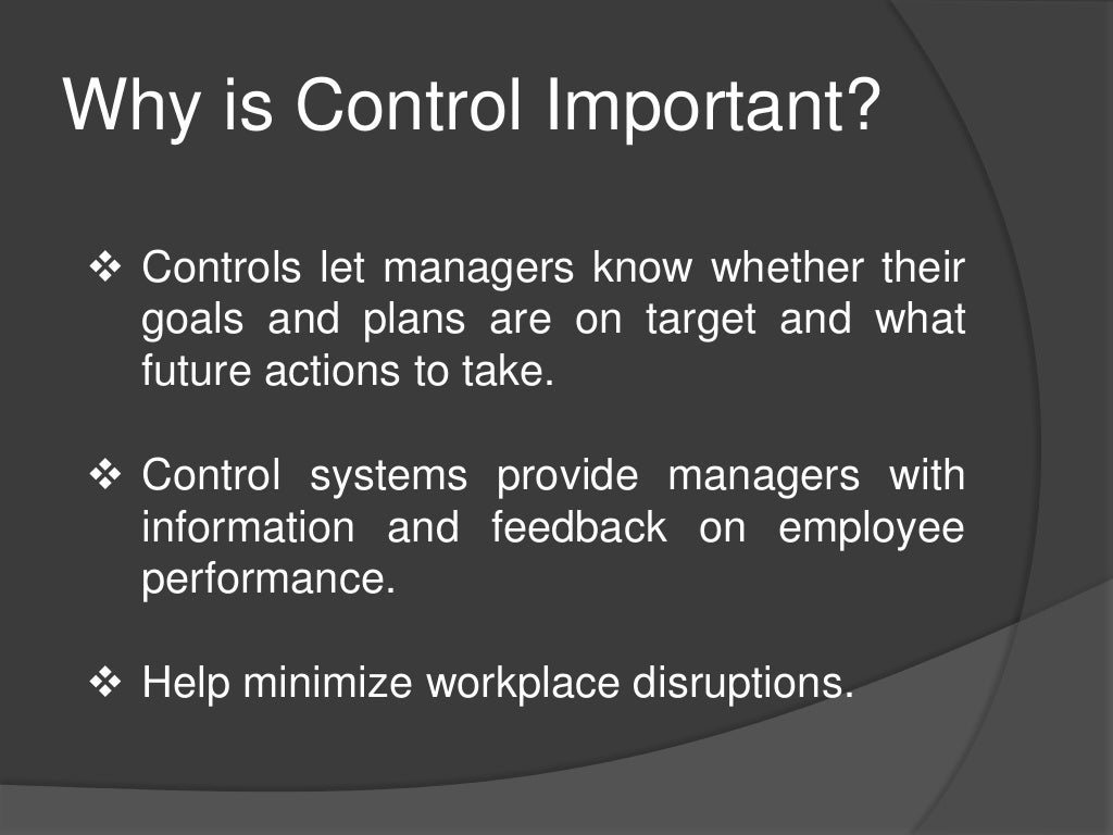 Management Function Controlling