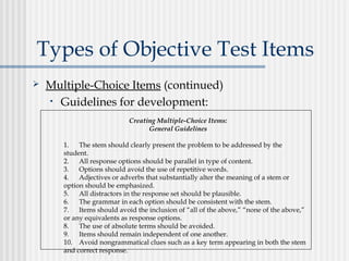 Objective Tests | PPT