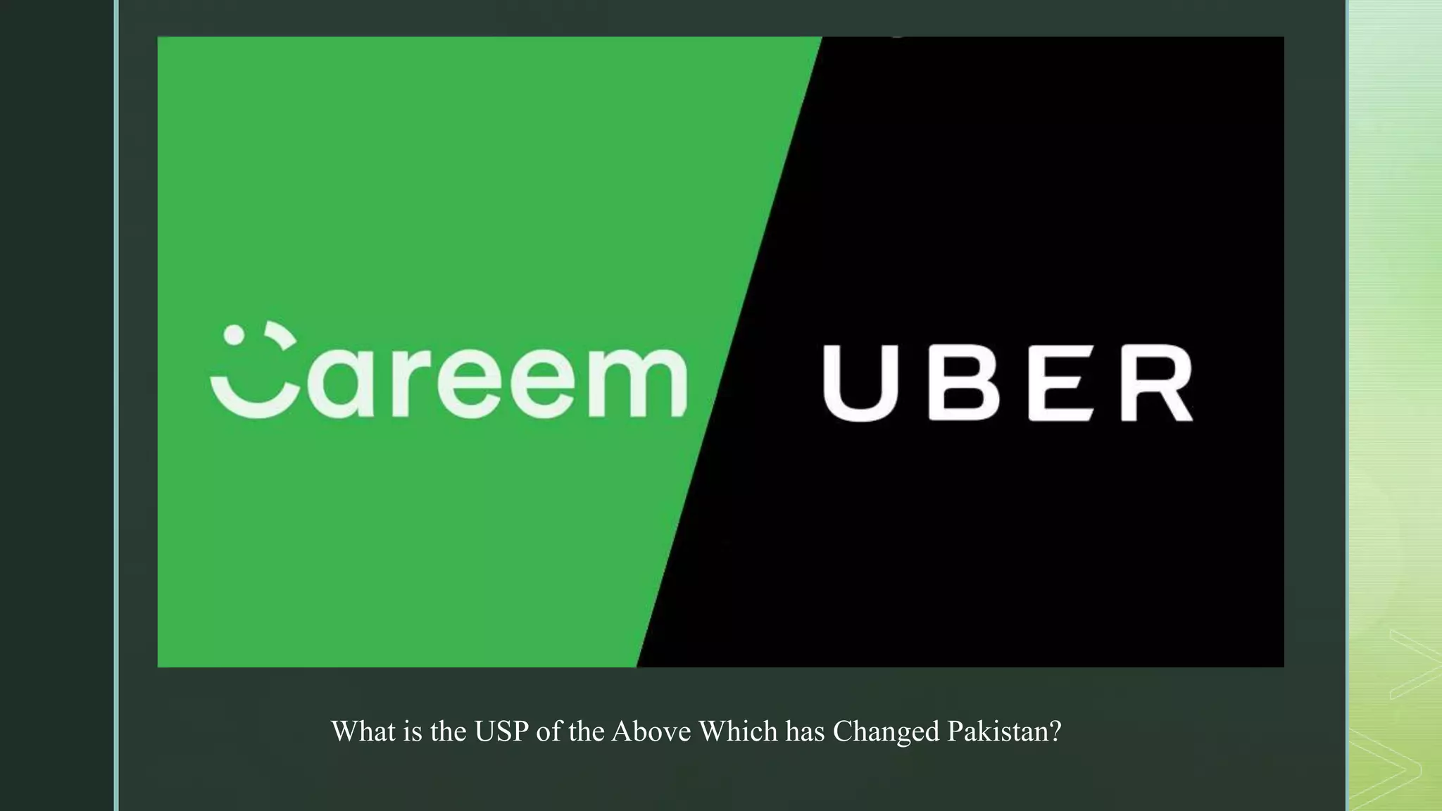 z
What is the USP of the Above Which has Changed Pakistan?
 