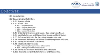 Chapter 8: Reference and Master Data Management | PPTX
