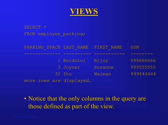 Chapter 8 Views in SQL-Introduction .ppt