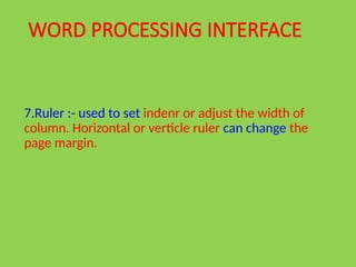 chapter8 word processing 1st year punjab text book.pptx