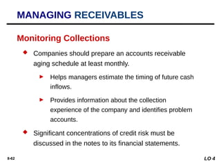 Reporting and analyzing receivables and Management | PPTX