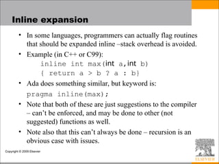 OS concept from stack and function calling | PPT