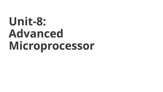 Comprehensive Guide to 8086 Microprocessor Architecture and Advanced ...