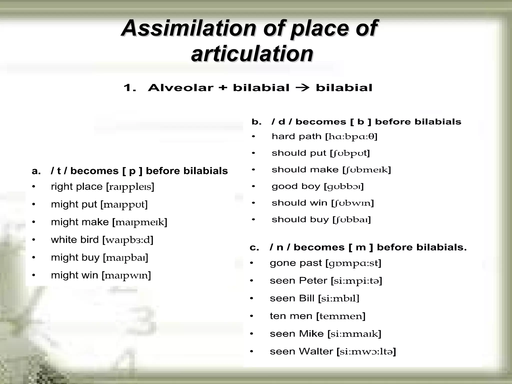 Chapter 8 aspect of connected speech | PPT