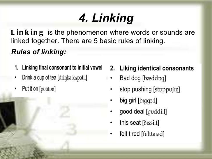 Chapter 8 aspect of connected speech