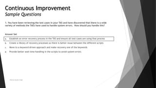 Chapter 8 - Continuous Improvement | PPTX