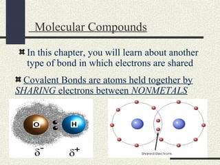 Shared Compound covalent bond | PPT
